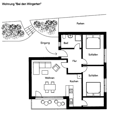Wohnen Am Weingut - Bei Den Weinbergen Apartamento Briedel